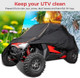 Polaris Ranger 2-Door Model Cover with Rlective Strip by Kemimoto
